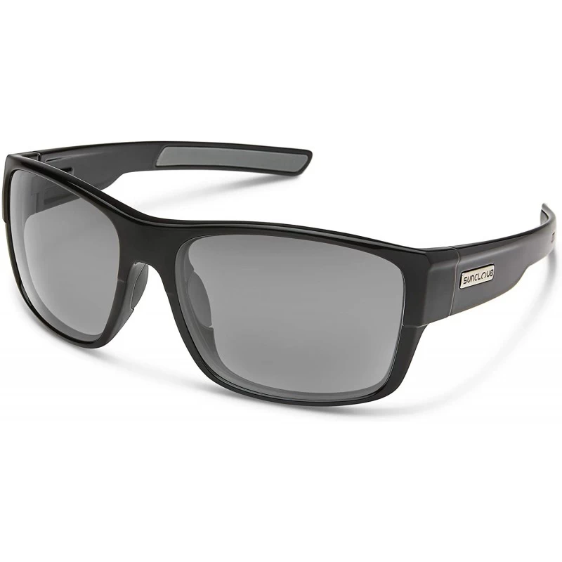 Rectangular Polarized Optics Mens Range - Black / Polarized Gray - CL189X0I2DC $74.86