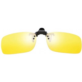 Goggle Polarized Clip-on Sunglasses for Women Men Prescription Anti-Glare Driving Glasses Outdoor Eyewear - Yellow - CV18UWQT...