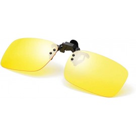 Goggle Polarized Clip-on Sunglasses for Women Men Prescription Anti-Glare Driving Glasses Outdoor Eyewear - Yellow - CV18UWQT...