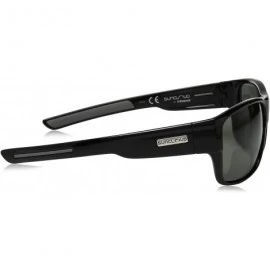 Rectangular Polarized Optics Mens Range - Black / Polarized Gray - CL189X0I2DC $45.69