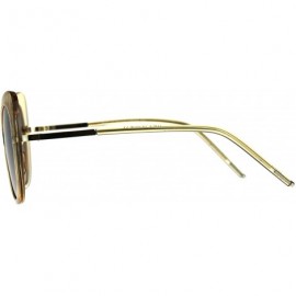 Butterfly Womens Butterfly Cateye Sunglasses Oversized Designer Style UV 400 - Honey (Brown) - C0180K56MCD $11.50