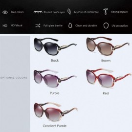Sport Womens Classic Chic Oversized 400UV Sunglasses Shades UV Protection - Purple - CD18234AL73 $14.02