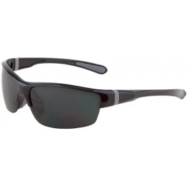 Wrap Men Sport Wrap Around Sunglasses Driving Motocycle Sport Golf Eyewear - Mj0085-grey - CF17Z6G39M5 $12.93