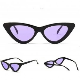 Cat Eye Retro Narrow Cat Eye Sunglasses Narrow Cateye Sun Glasses for Women - M - CH199AHHMD5 $8.87