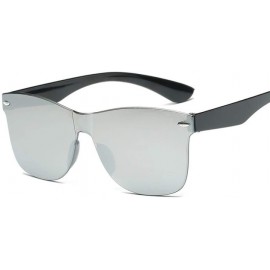 Rimless SunglassesTransparent Women Vintage Colorful Retro Rimless Sun Glasses Womens Brand Eyewear UV400 - 2 - C018QZ4SXNA $...