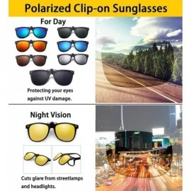 Wrap Polarized Sunglasses Anti Glare Protection Prescription - Night Vision Lens - CK18RI5OYIX $15.99