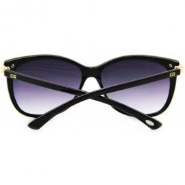 Cat Eye Newest Cat Eye Classic Brand Sunglasses Women Hot Selling Sun Glasses Vintage Oculos CE UV400 - No1 Glossy Black - C5...