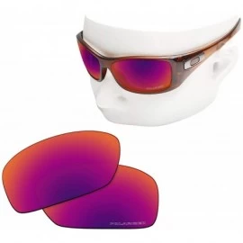 Shield Replacement Lenses Compatible with Oakley Hijinx Sunglass - Purple Red Combine8 Polarized - CV18KY0HEQ0 $19.11