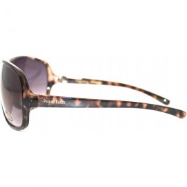 Shield Sunglasses Demi Plastic Shield - Brown Gradient Lens PE09 2 - CZ11DX129PT $25.78