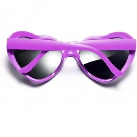Oversized Dozen Pack Heart Sunglasses Party Favor Supplies Holiday Accessories Collection - Adult Purple - CR18G75CNL5 $20.76
