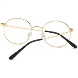 Round Fashion Polarized Sunglasses Outdoor Riding Glasses Sports Sunglasses Adult - Gold - CU18REOMWKD $8.92