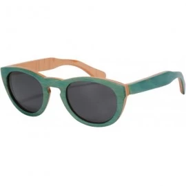 Wayfarer Wooden Glasses Bamboo Wood Polarized Sunglasses with Bamboo Frame Eyewear-Z68022 - C517YIA3ZRY $64.14