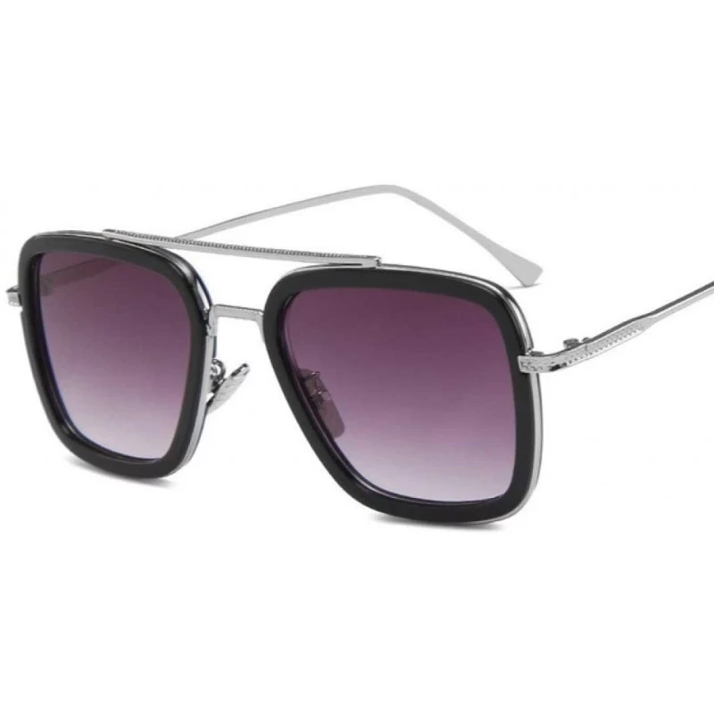 Goggle Vintage Steampunk Sunglasses Goggles Windproof - Silver - C5197CAR7I2 $19.64