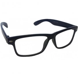 Wayfarer Fashion Retro Unisex Mens Womens Clear Eyeglasses with free Carrying pouch - CH12KS1OJ7H $18.22