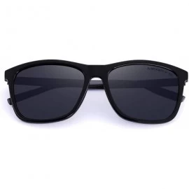Square Polarized Sunglasses for Women Aluminum Men's Sunglasses Driving Rectangular Sun Glasses for Men/Women - CS18L65S63C $...