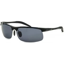 Goggle Sports Goggles Driving Glasses Polarized Sunglasses Unbreakable Metal Frame - Black - CH17XWM822H $33.78