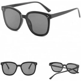 Semi-rimless Women's Lightweight Oversized Fashion Sunglasses Mirrored Polarized Lens Sun Glasses Eyewear for Ladies - Black ...