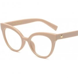 Cat Eye Sexy Cat Eye Optical Glasses Frame Women Brand Designer Spectacles Eyeglasses - Pink - CW1885NCE4N $12.08