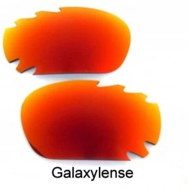 Oversized Replacement Lenses Jawbone Fire Red Color Polarized 100% UVAB - Fire Red - C5128BMPQ8V $18.39