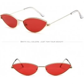 Cat Eye Sunglasses Metallic Streamline Colorful - A - CL199SDQWMQ $7.92