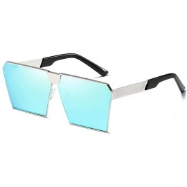 Sport Fashion Rectangular Sunglasses-Polarized Rimless Sun Glasses-For Outdoor Driving - F - CU190O8R8GN $33.53