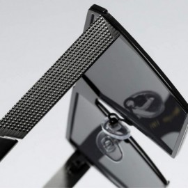 Sport Fashion Rectangular Sunglasses-Polarized Rimless Sun Glasses-For Outdoor Driving - F - CU190O8R8GN $33.53