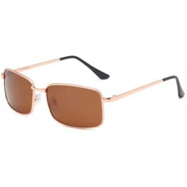 Oversized Men's sunglasses and sunglasses-Gun gray_Brown - C9190MAQ8LR $58.66