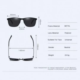 Aviator Polarized sunglasses for men and women anti-glare brightening driving Polarized Sunglasses - D - C918QO3XCLL $29.18