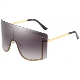 Goggle Cool Colorful Fashion Goggles Unisex Oversize Sunglasses Vintage Shades Glasses - Orange - C2196YYSH6Y $7.45
