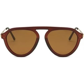 Square Women Oversized Polarized Sunglasses Retro Luxury Classic Frame Eyewear Eyeglasses for Girls - C - CE18QKCDC7H $18.86