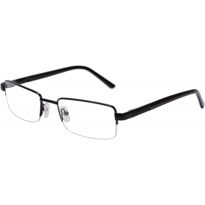 Rectangular Metal Frame Blue Light Blocking Reading Glasses 1.56 Lenses-6334 - CM17YICQ2WG $18.73