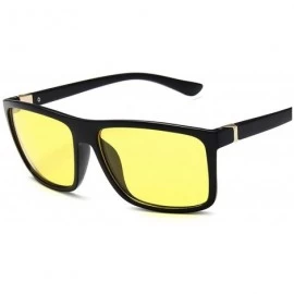 Square Men Rectangle Sunglasses Square Driving Sun Glasses Mirror Shades Eyewear Oculos De Sol UV400 Gafas - C0197A27H3G $28.59