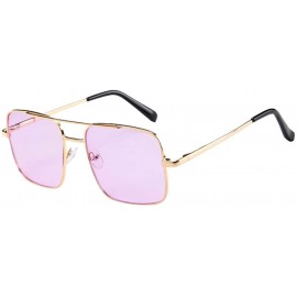 Wrap Unisex Colorful Lens Oversized Frame Sunglasses UV Polarised Pilot Classic Vintage Retro Glasses Eyeswear - CB196EZM6TG ...