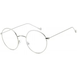 Wayfarer Retro Oversized classic Metal Frame for Men Women clear lens Eyewear - Color 6 - C518MDM36SN $20.34