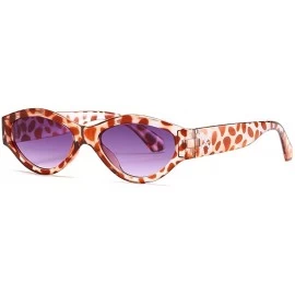 Oval Women Sunglasses Retro Black Drive Holiday Oval Non-Polarized UV400 - Grey - CU18R005UU6 $17.82