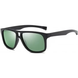 Round UV400 Polarized Men Square Sunglasses Men Fishing - C7 - C118M3MXUD6 $60.06