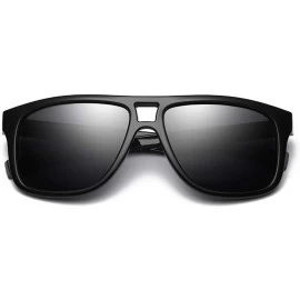 Round UV400 Polarized Men Square Sunglasses Men Fishing - C7 - C118M3MXUD6 $26.08