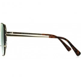 Shield Luxury Fashion Color Mirror Shield Pilots Rimless Retro Sunglasses - Gold Pink - C0187KZS8K9 $15.17