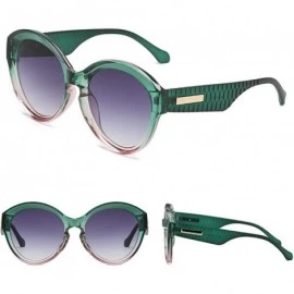 Goggle Vintage Sunglasses Women Fashion Sunglasses Classic Round Retro Plastic Frame Vintage Inspired Sunglasses - C - CQ1907...