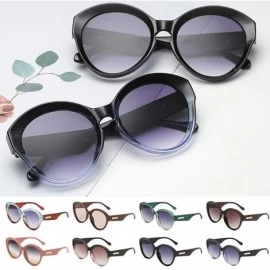 Goggle Vintage Sunglasses Women Fashion Sunglasses Classic Round Retro Plastic Frame Vintage Inspired Sunglasses - C - CQ1907...