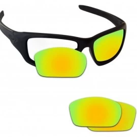 Rectangular Replacement Lenses Valve Sunglasses - Various Colors - 24k Gold - Anti4s Mirror Polarized - CN18880L0KL $34.09