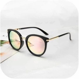 Oversized 2019 New Sunglasses Women Driving Mirrors Vintage Reflective Flat Lens Sun Glasses Female Oculos UV400 - C2 - C9198...