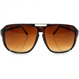 Cat Eye Large Oversized Retro Square Flat Top Black Tortoise Sunglasses UV 400 for women unisex men - SM1123 - CP18L90EN2A $2...