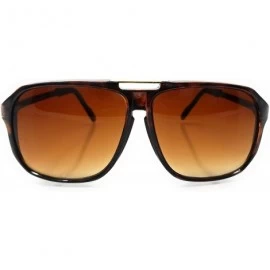 Cat Eye Large Oversized Retro Square Flat Top Black Tortoise Sunglasses UV 400 for women unisex men - SM1123 - CP18L90EN2A $2...