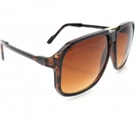 Cat Eye Large Oversized Retro Square Flat Top Black Tortoise Sunglasses UV 400 for women unisex men - SM1123 - CP18L90EN2A $1...