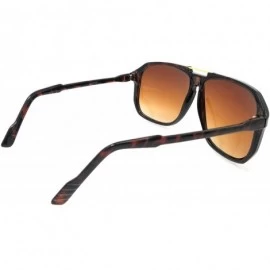 Cat Eye Large Oversized Retro Square Flat Top Black Tortoise Sunglasses UV 400 for women unisex men - SM1123 - CP18L90EN2A $1...