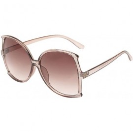 Sport Outdoor Women Man Vintage Big Frame Irregular Shape Sunglasses Eyewear Retro Unisex - Multicolor-f - CR18T06WCD2 $8.78