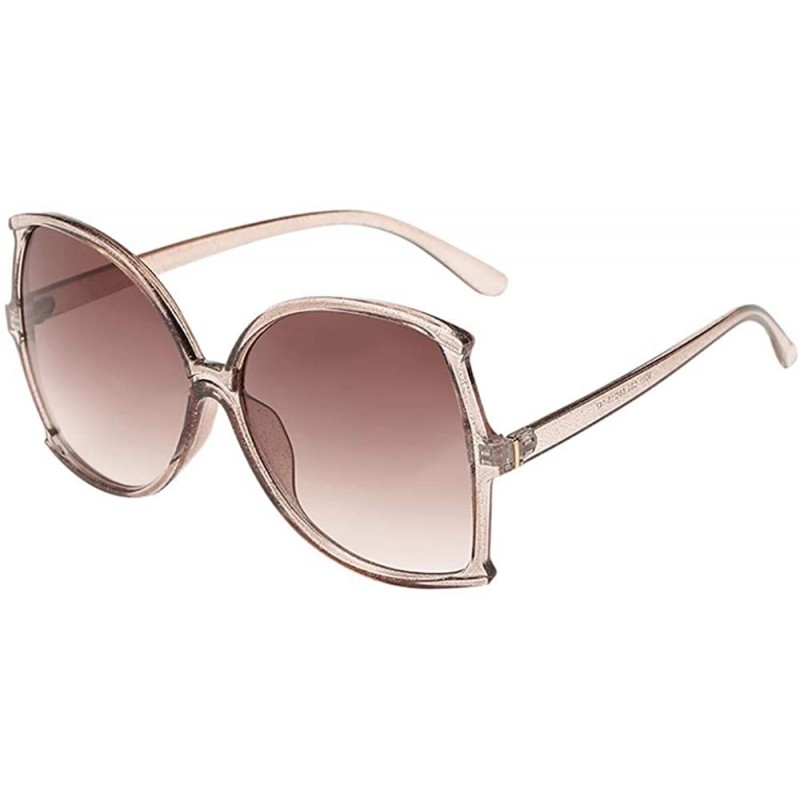 Sport Outdoor Women Man Vintage Big Frame Irregular Shape Sunglasses Eyewear Retro Unisex - Multicolor-f - CR18T06WCD2 $8.78