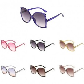 Sport Outdoor Women Man Vintage Big Frame Irregular Shape Sunglasses Eyewear Retro Unisex - Multicolor-f - CR18T06WCD2 $8.78