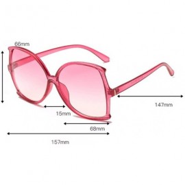 Sport Outdoor Women Man Vintage Big Frame Irregular Shape Sunglasses Eyewear Retro Unisex - Multicolor-f - CR18T06WCD2 $8.78
